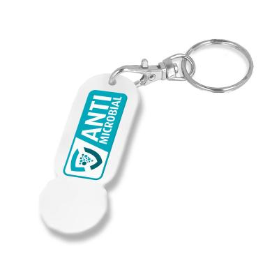Image of Anti Microbial Trolley Stick Oblong Keyring